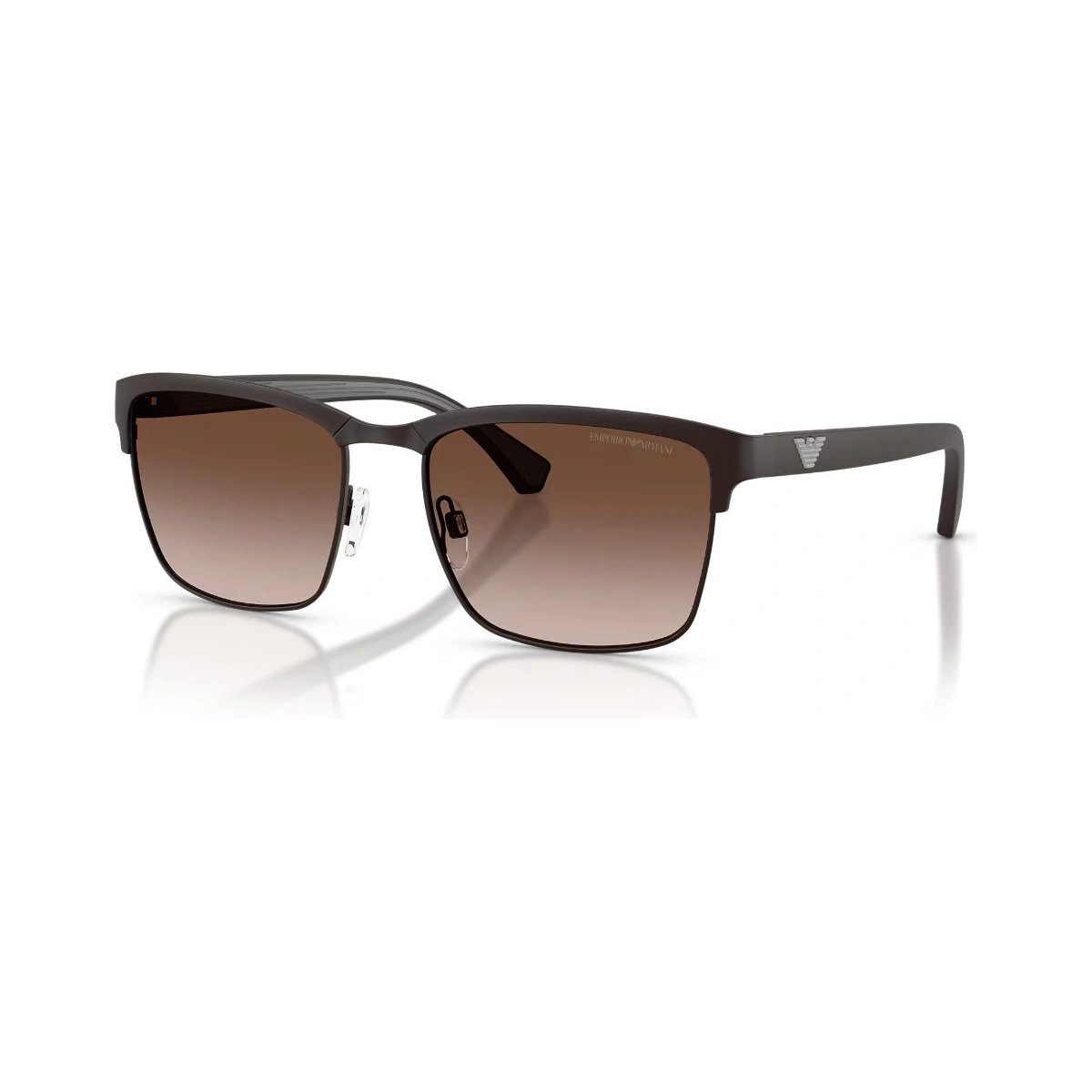Emporio Armani Matte Brown — EA2087