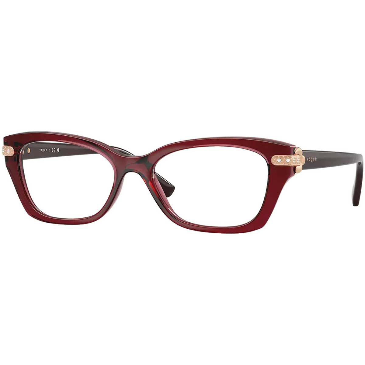 Vogue F Transparent Bordeaux — 0VO5704B