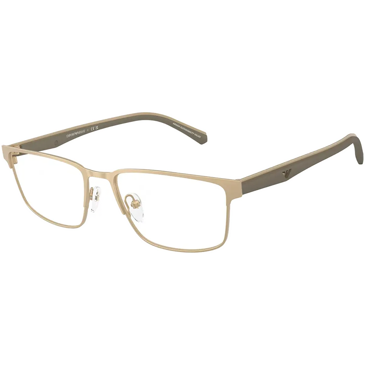 Emporio Armani F Matte Pale Gold — 0EA1175