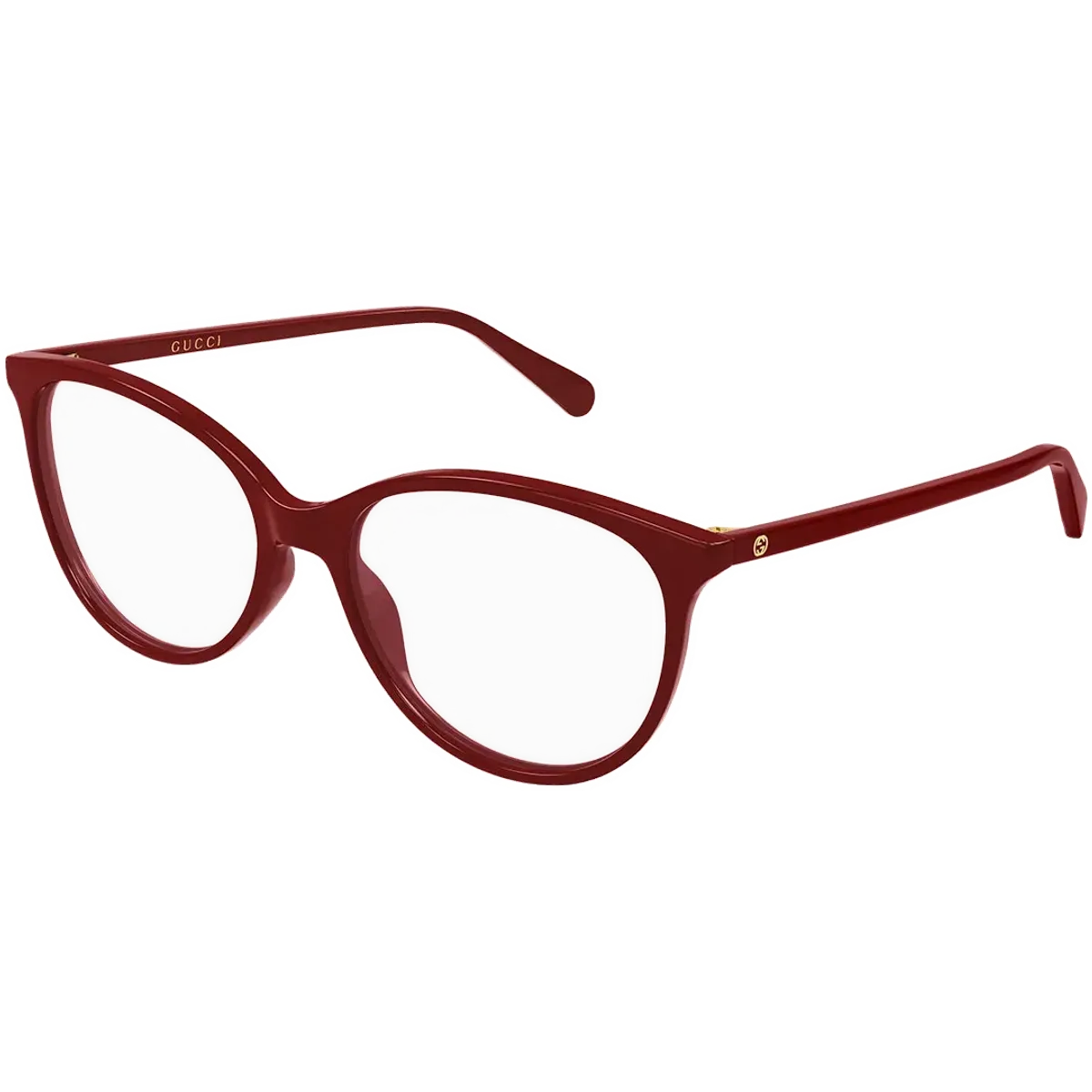 Gucci F Burgundy-Burgundy-Transparent — GG0550O