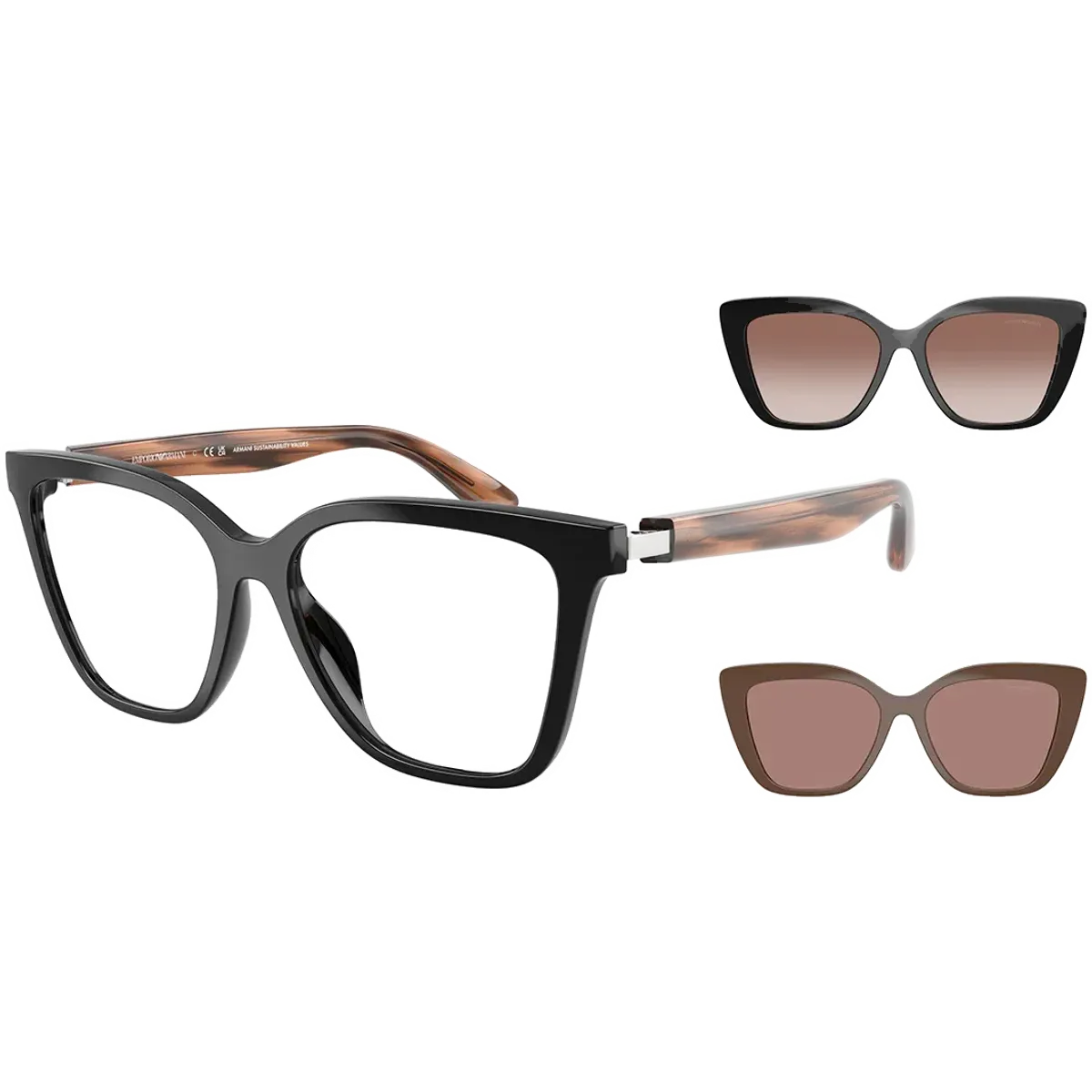 Emporio Armani Shiny Black — EA4254U
